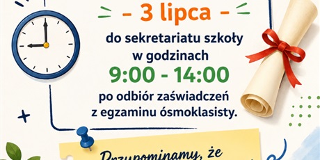 UWAGA ABSOLWENCI